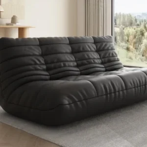 Designer 3 Sitzer Sofa Calmo in Echtleder
