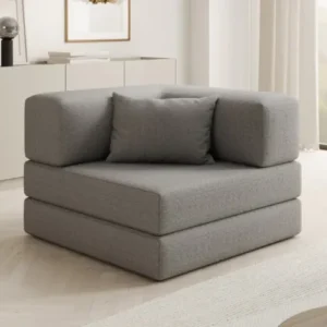 Designer Sofa-Sessel Lazy in Bouclé
