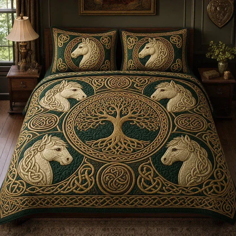 Equine Guardians Bamboo Quilt Bedding Set