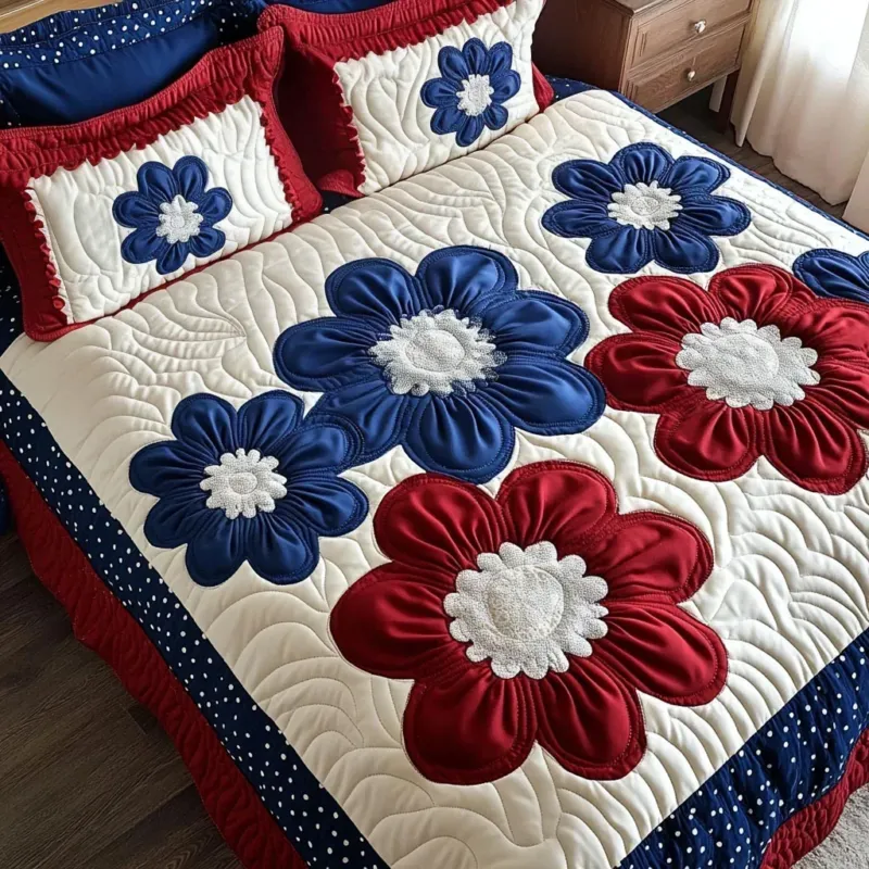 Freedom Lights Bamboo Quilt Bedding Set