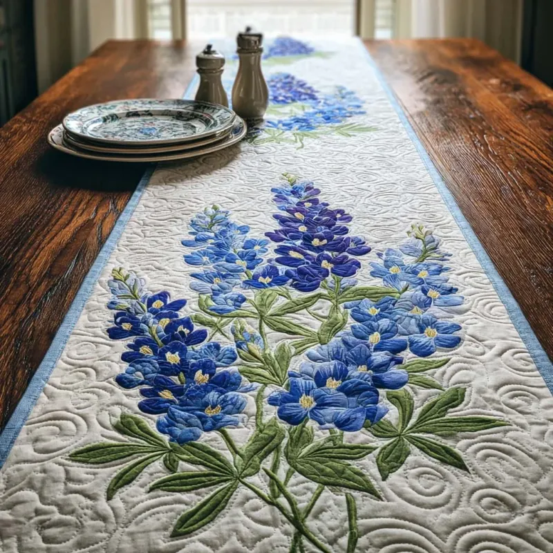 Gentle Garden Beauty Quilt Table Runner