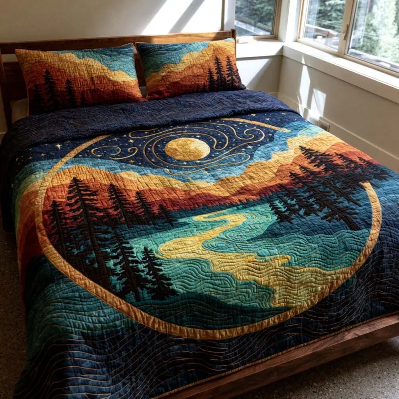Gentle Sunshine Breeze Bamboo Quilt Bedding Set