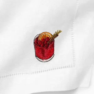 Sferra Holiday Punch | Cocktail Napkin