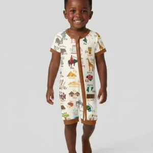 Explore Africa Geography Alphabet Bamboo Shorty Zippy