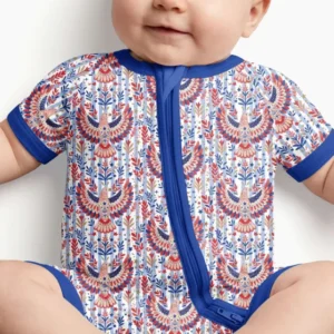 Patriotic Eagle Bamboo Shorty Zippy