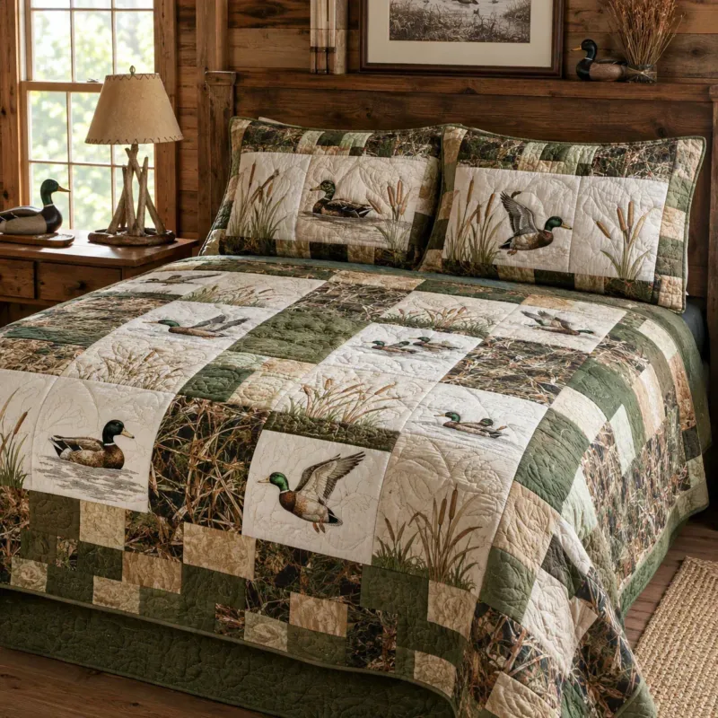 Meadow Drift Bamboo Quilt Bedding Set
