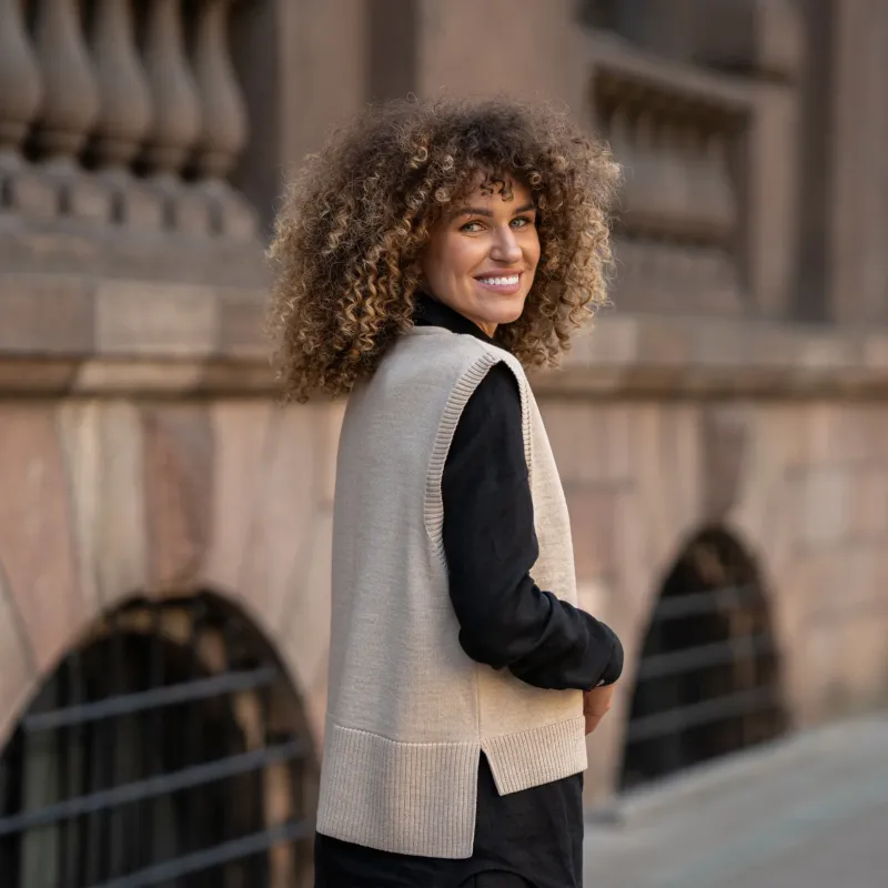 Women's Merino Wool Vest ISLA