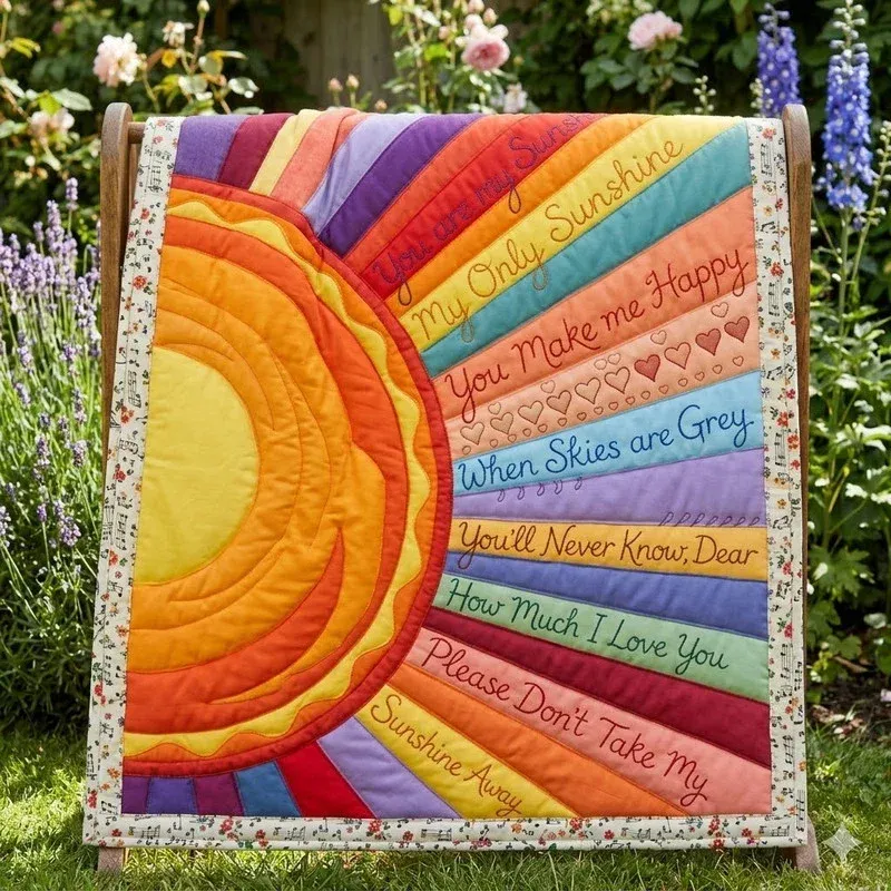 My Only Sunshine Bamboo Quilt Blanket