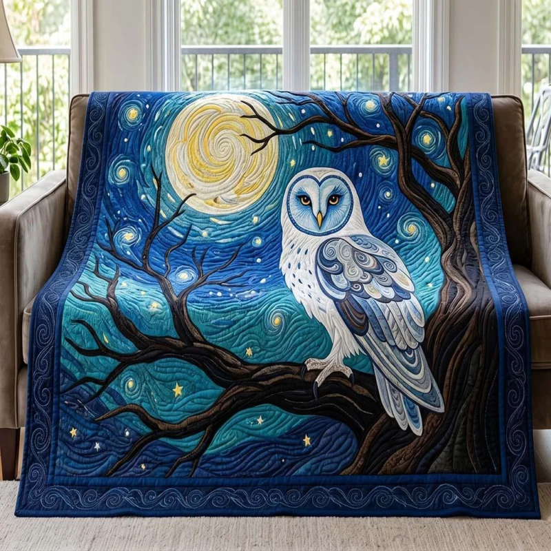Owl Retreat Bamboo Quilt Blanket