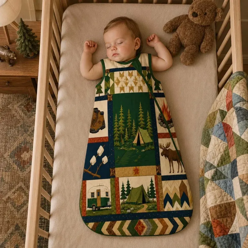 Rustic Camping Adventure Bamboo Sleep Bag