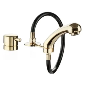 Salondesign24 Premium Friseur Mischbatterie Goldfarben