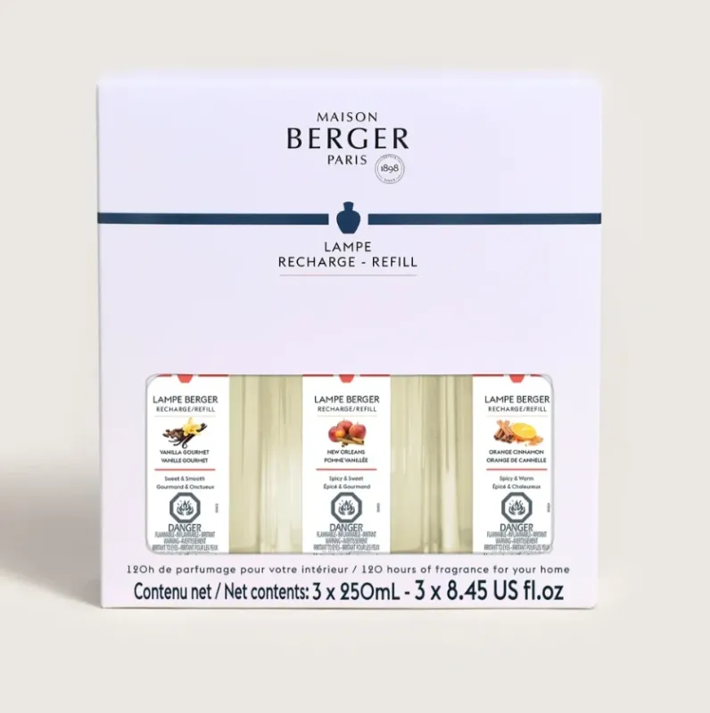 Maison Berger Warm Lamp Trio Refill Set