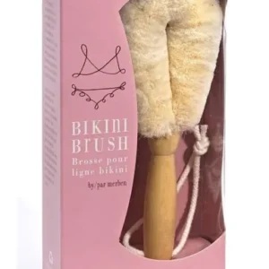Jute Bikini Brush with Wood Handle 7 inches