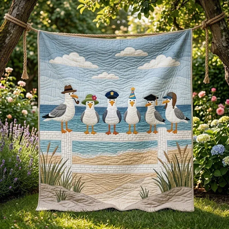 Seagull Team Bamboo Quilt Blanket