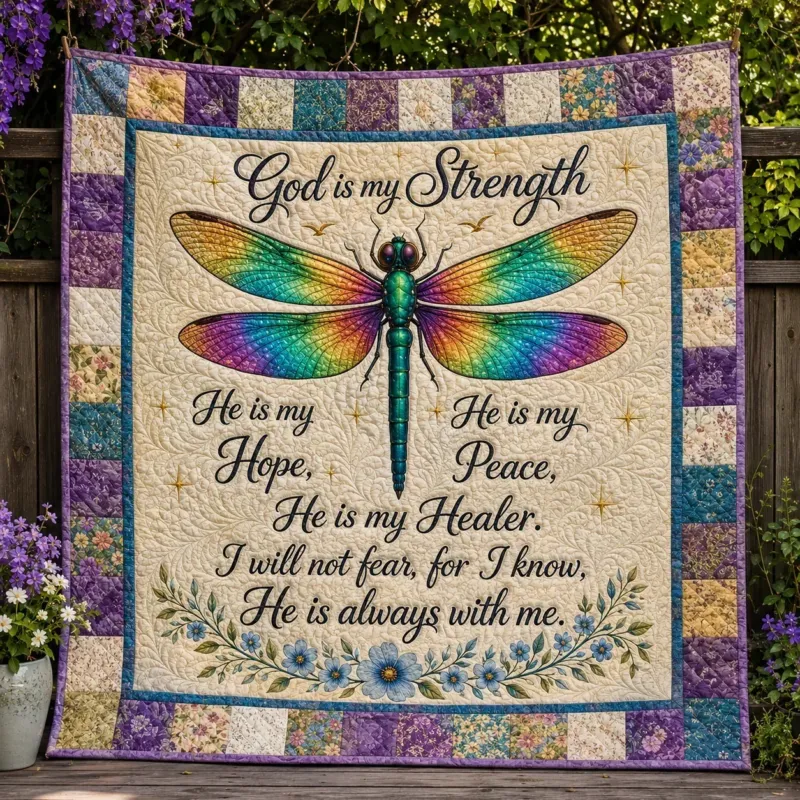 The Strength Bamboo Quilt Blanket