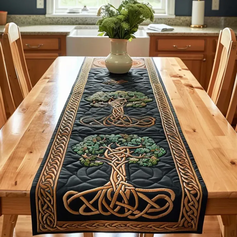 Timeless Tree Wisdom Quilt Table Runner