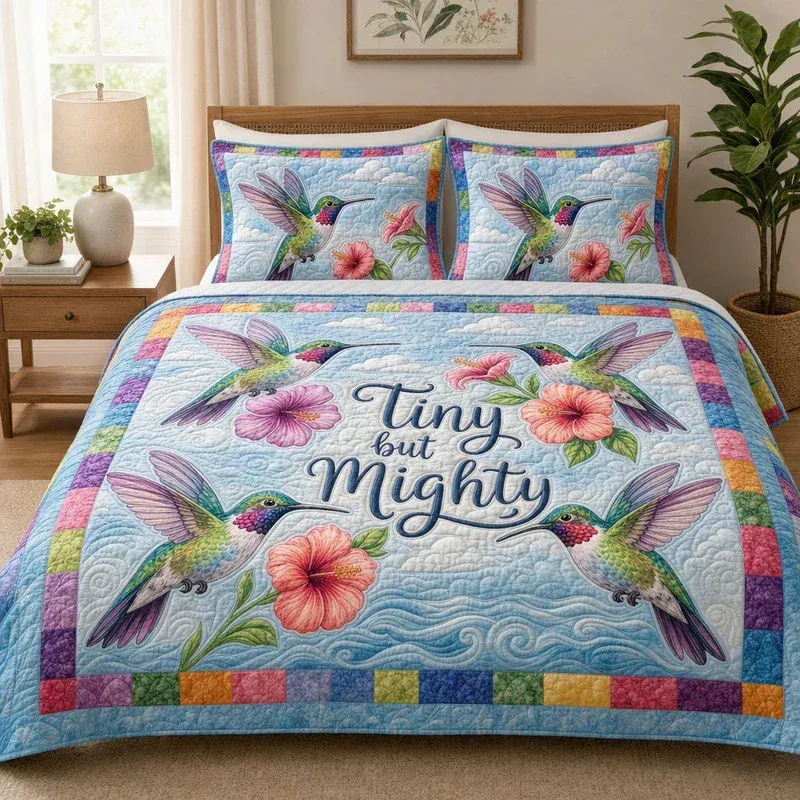 Tiny Mighty Bamboo Quilt Bedding Set