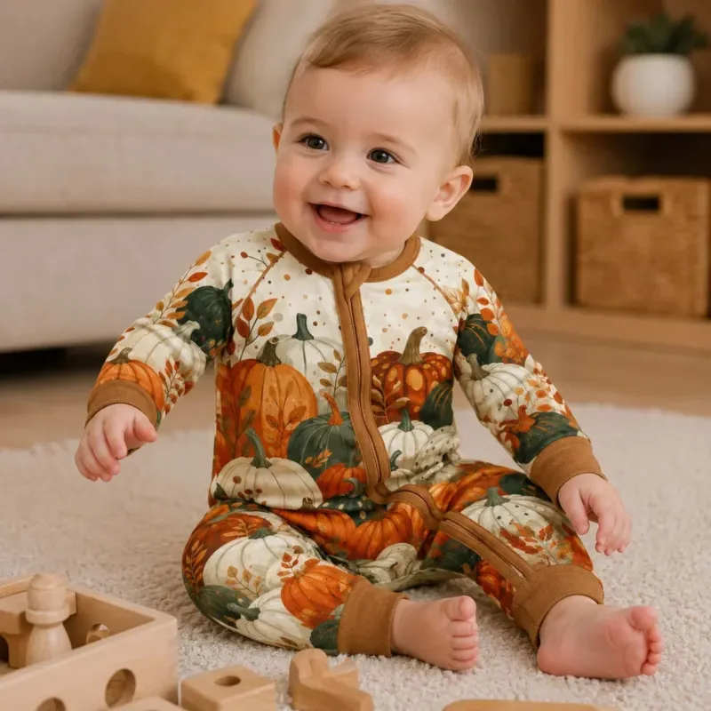 Warm Harvest Days Bamboo Convertible Zippy