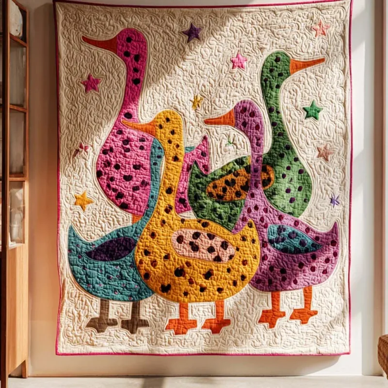 Wild Duck Spirit Bamboo Quilt Blanket