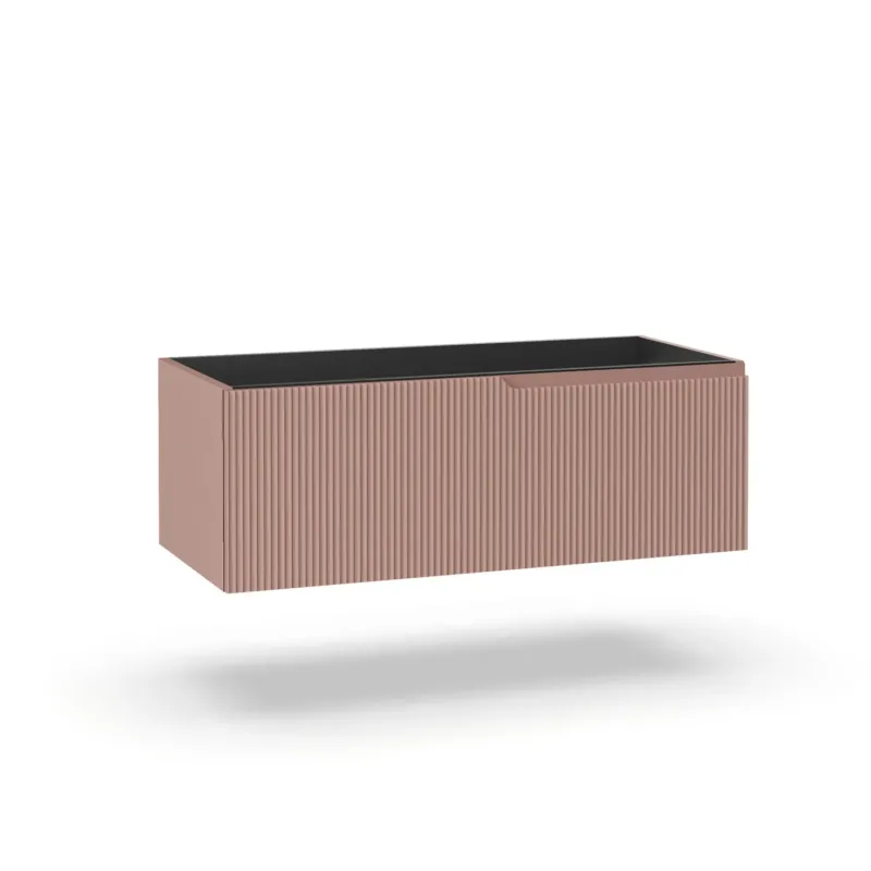 Base portalavabo 1 cestone ZIP rosa cipria
