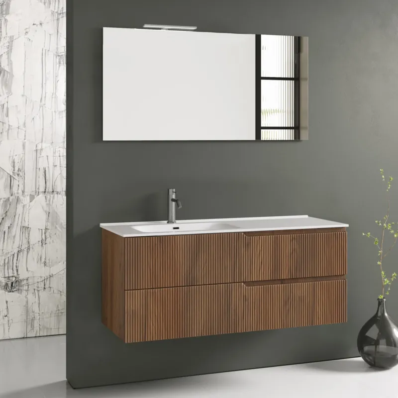 Composizione vasca SX 4 pezzi ZIP rovere rio