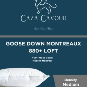 Montreaux 880+ Loft Goose Down Pillow Medium - Palais Royal Linen Gallery