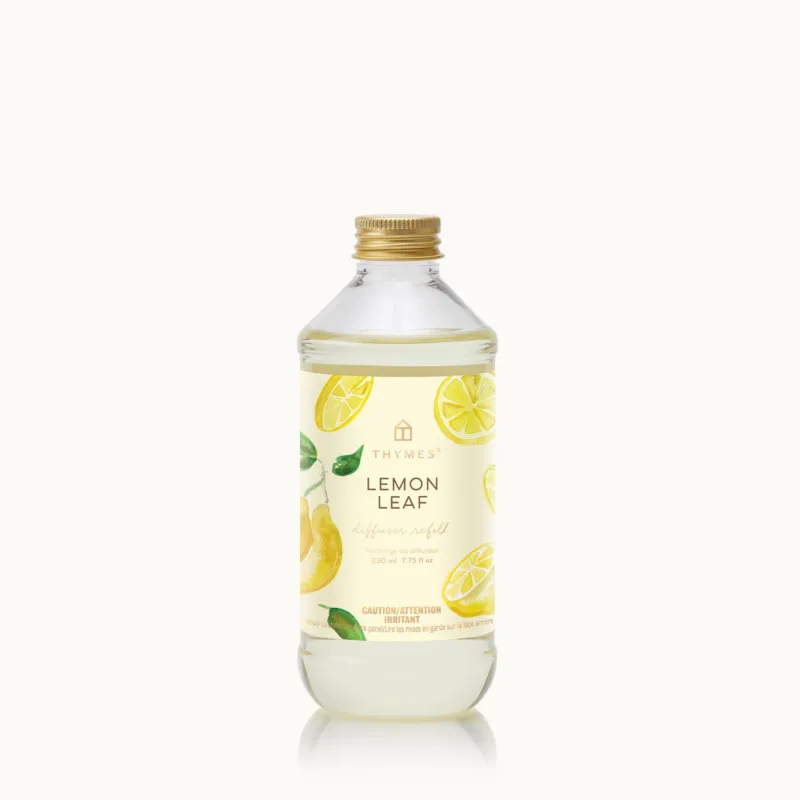 Thymes Lemon Leaf Reed Diffuser Refill230ml 7.75 fl oz