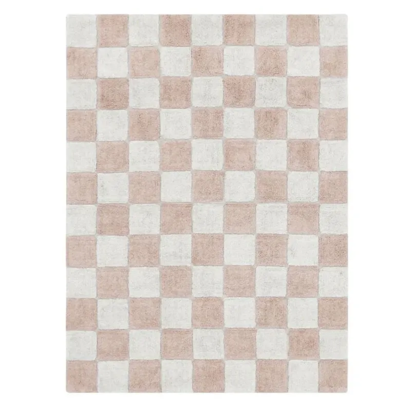 LORENA CANALS - Tapis Lavable "Kitchen Tiles" Rose 140 x 200 cm