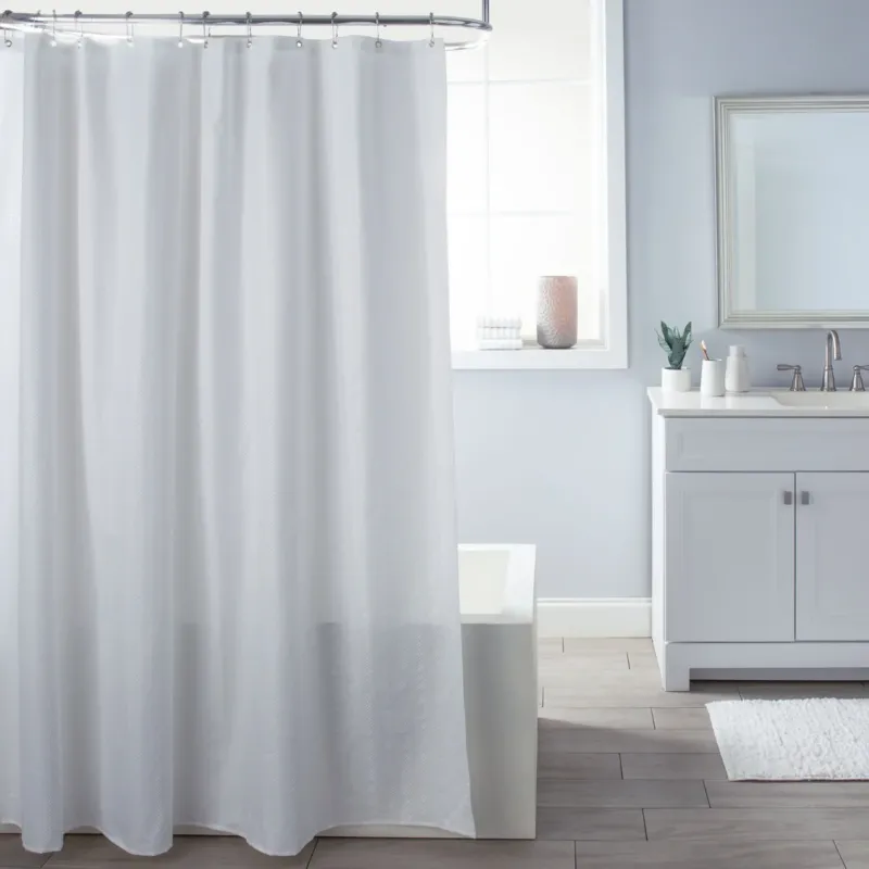 LYON SHOWER LINER / CURTAIN MICROFIBER WHITE 70" X 72"