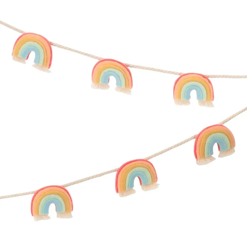 MERI MERI - Guirlande Arc - en - ciel En Feutre (1,80m)