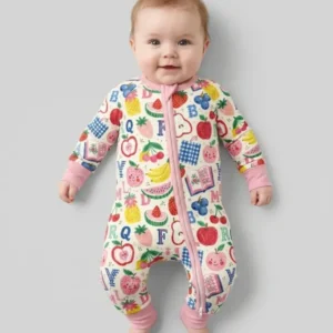 Back To School Fruit Alphabet Bamboo Convertible Zippy