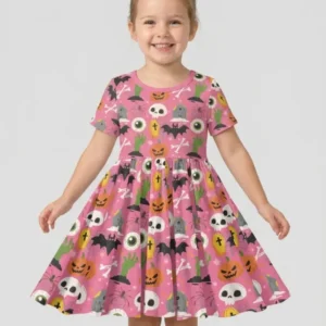 Little Monsters Bamboo Twirl Dress