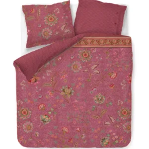 Pip Studio Mumbai Evening Bettwäsche - Dunkelrosa