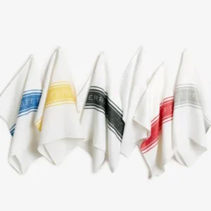 Sferra Parma 100% Linen Tea Towels Set of 2