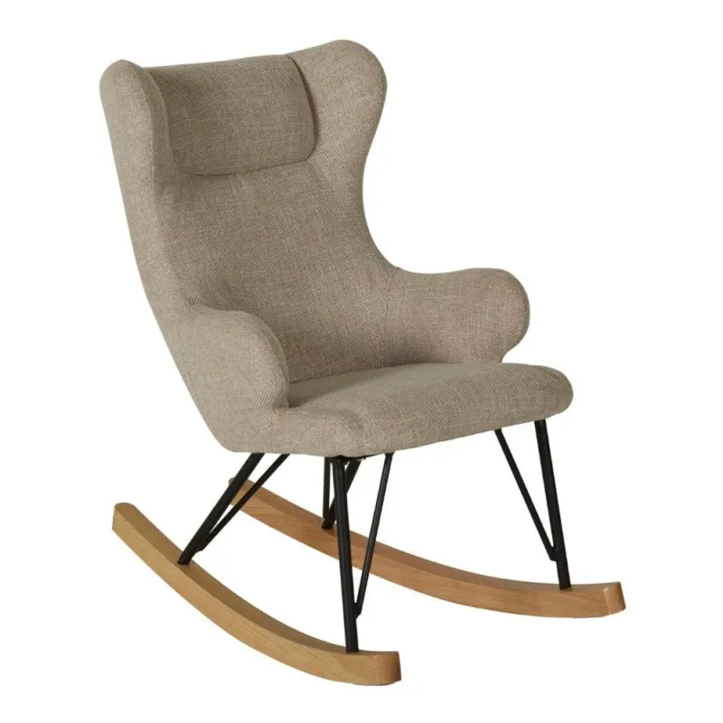 QUAX - Fauteuil À Bascule De Luxe Enfant Argile