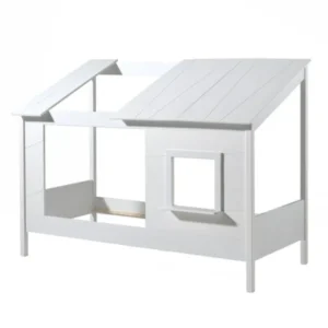 VIPACK - Lit Cabane(26) HOUSEBED 90x200cm Blanc