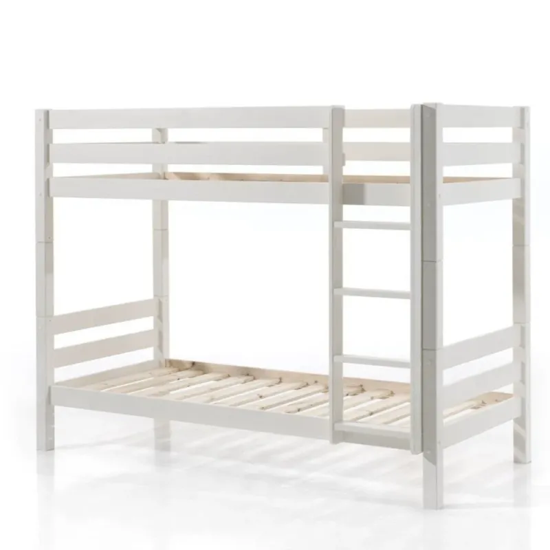 VIPACK - Lit Superposé (H 160cm) PINO 90 x 200 cm Blanc
