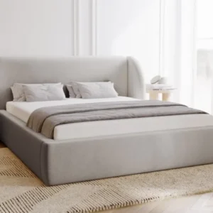 Designer Polsterbett Monaco in Samt mit Stauraum